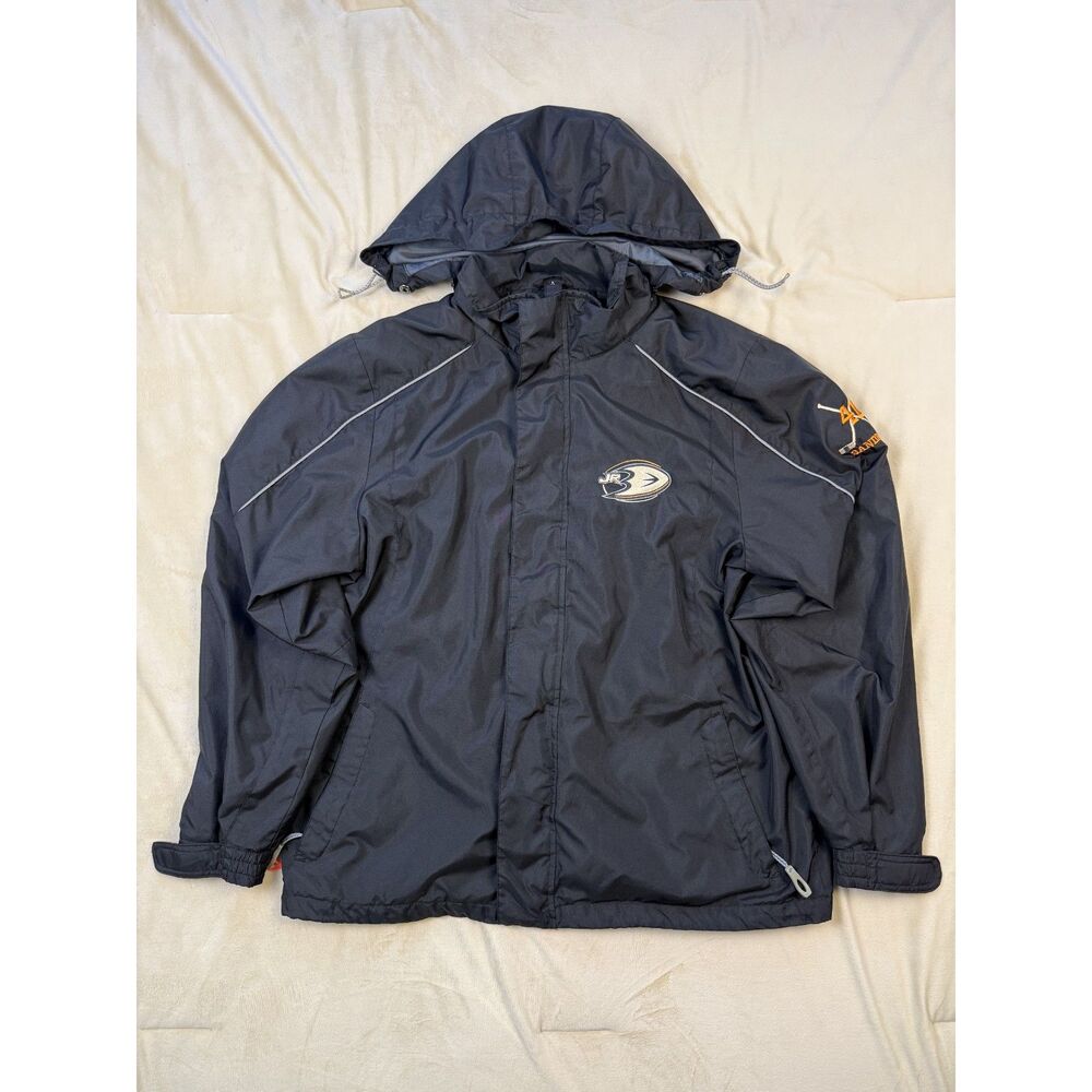 Anaheim Ducks JR Sandrine Pee-Wee Quebec Hockey Tournament Jacket Men’s Medium